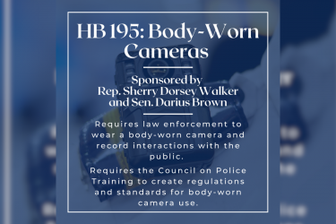 Legislation Filed Establishing Body-Worn Camera Mandate and Uniform Policy